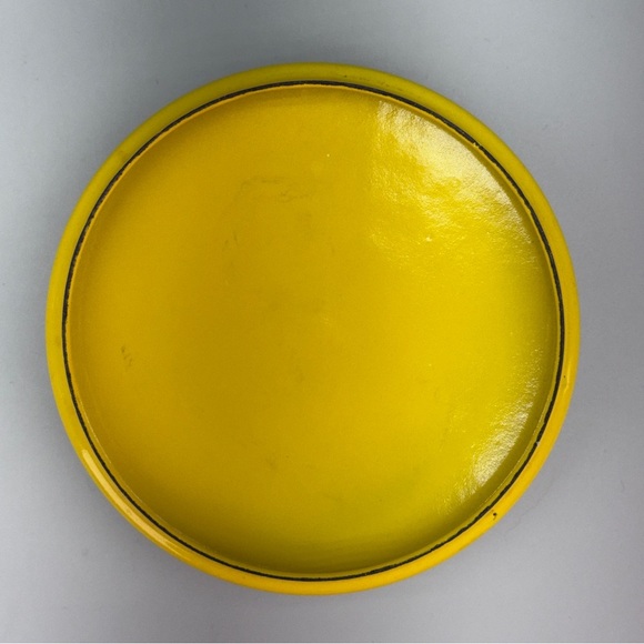 Vintage Copco Yellow Enamel Fondue Pot - Picture 8 of 13